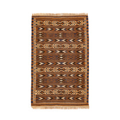 Turkmen Kilim (3.7 x 5.8)ft
