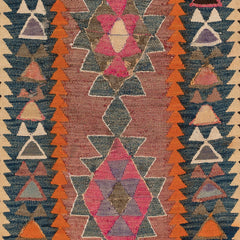 Ardebil Kilim (3.8 x 7.4)ft
