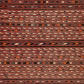 Turkmen Kilim (4.7 x 9.2)ft