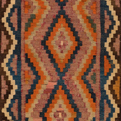 Ardebil Kilim (3.7 x 7.3)ft