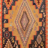 Ardebil Kilim (4.5 x 13.8)ft
