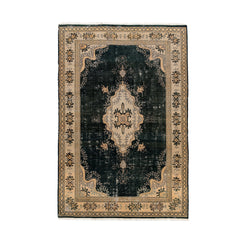 Overdyed Kerman Rug (5.8 x 8.7)ft