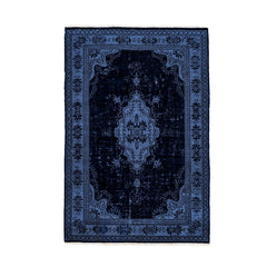 Overdyed Kerman Rug (5.8 x 8.7)ft