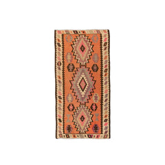 Ardebil Kilim (3.9 x 7.8)ft