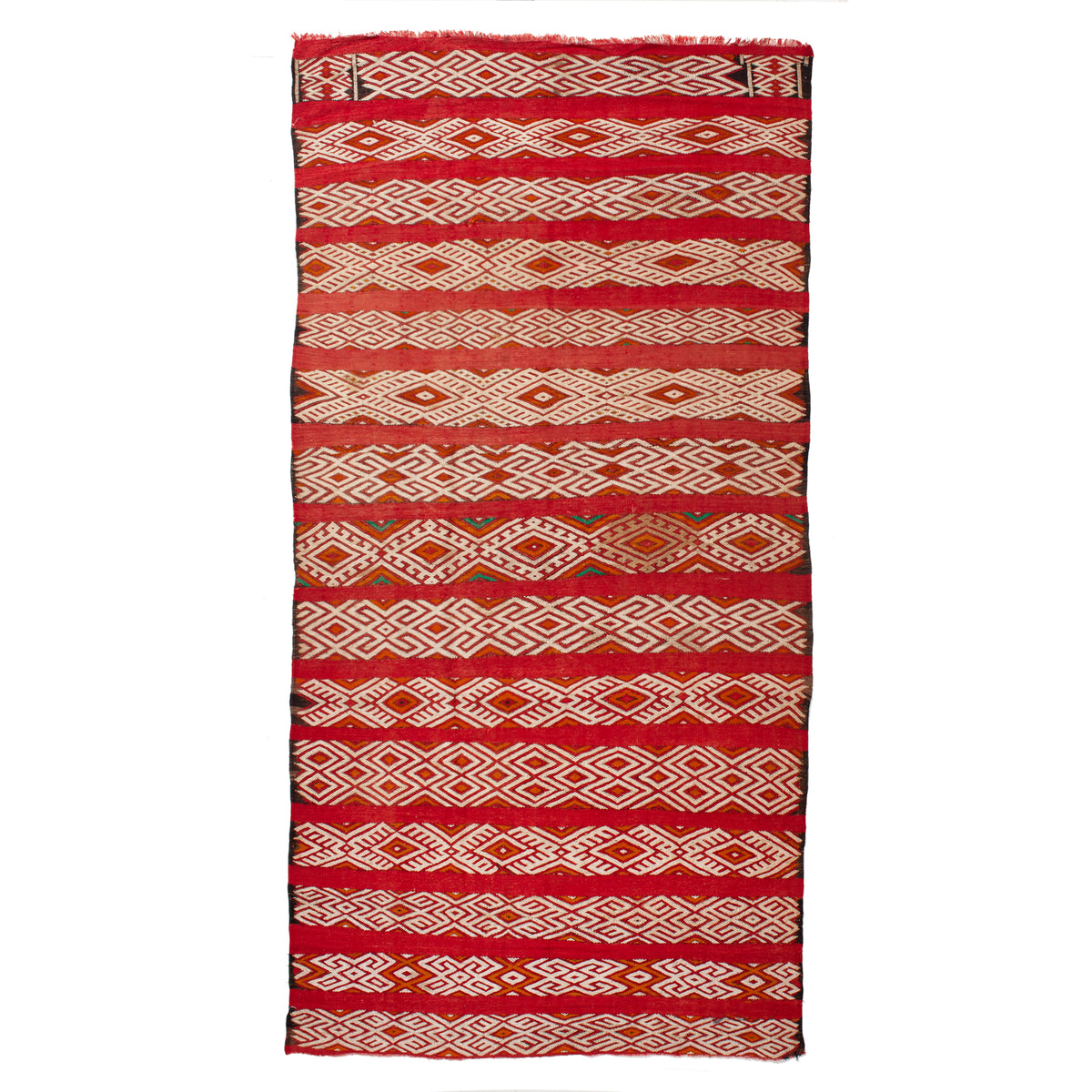 4'11" x 10'  Moroccan Zemour Kilim