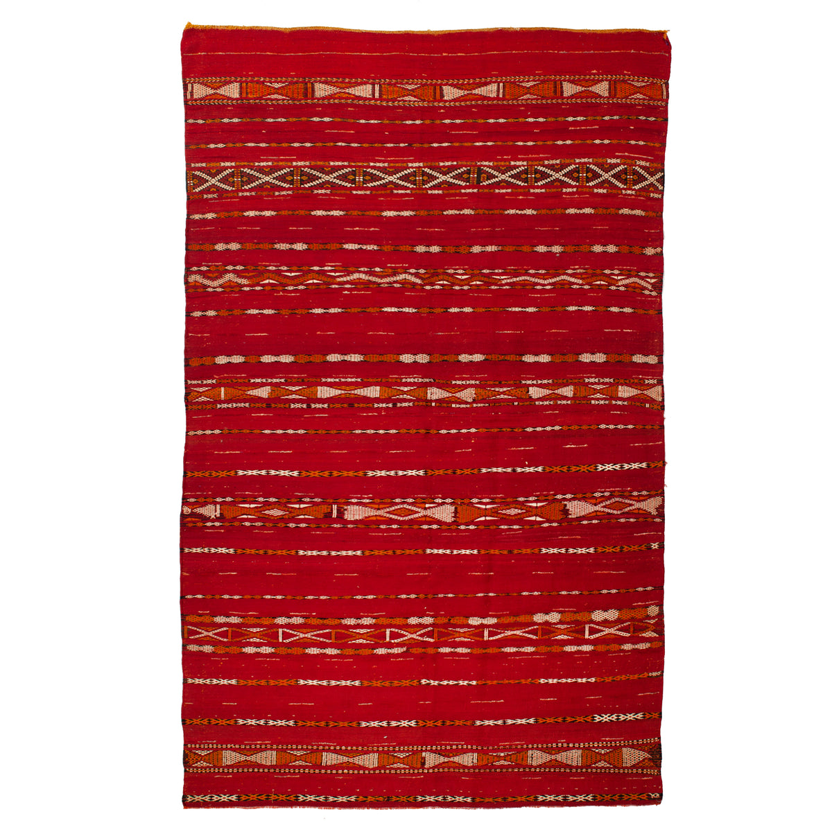 5'5" x 9'  Moroccan Zemour Kilim