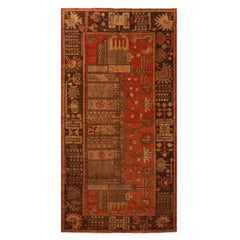 4'9" x 9'5" Vintage Khotan