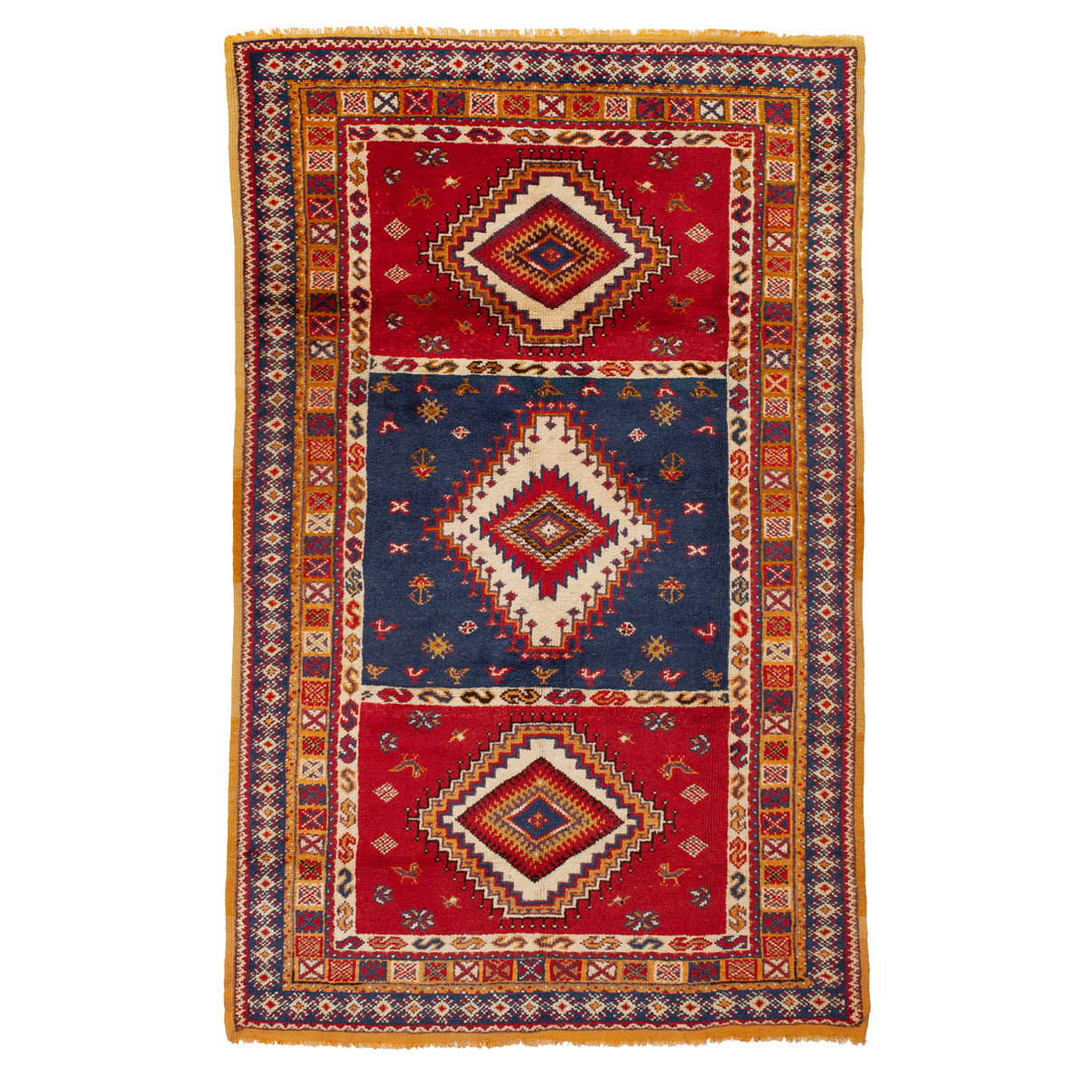 4'10" x 7'10"  Vintage Moroccan