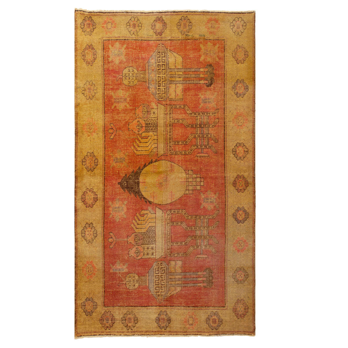 5' x 8'9" Vintage Khotan