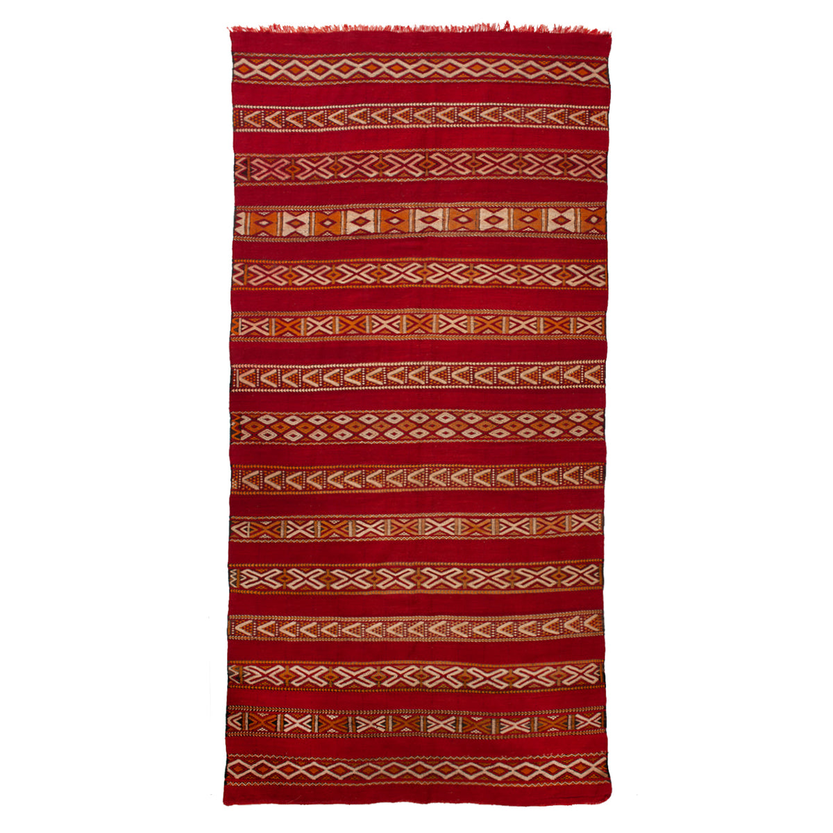 5' x 10'9"  Moroccan Zemour Kilim