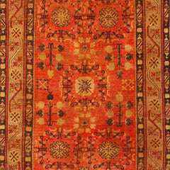 3'10" x 7'2" Vintage Khotan