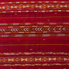 5'6" x 9'  Moroccan Zemour Kilim