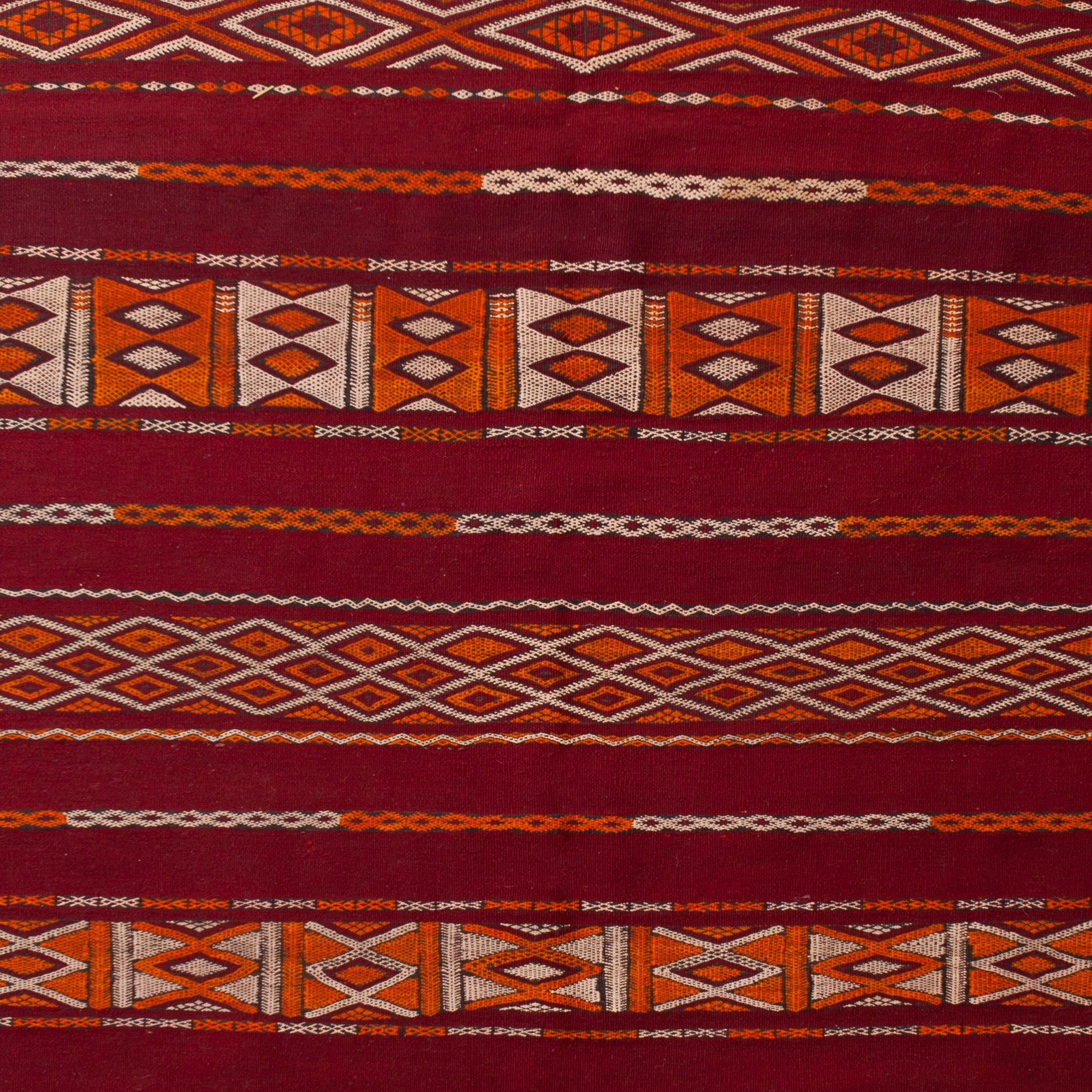 6'1" x 10'2"  Moroccan Zemour Kilim