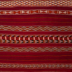 5'3" x 9'4"  Moroccan Zemour Kilim