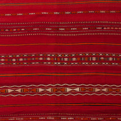 5'1" x 9'5"  Moroccan Zemour Kilim