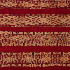 4'11" x 9'7"  Moroccan Zemour Kilim