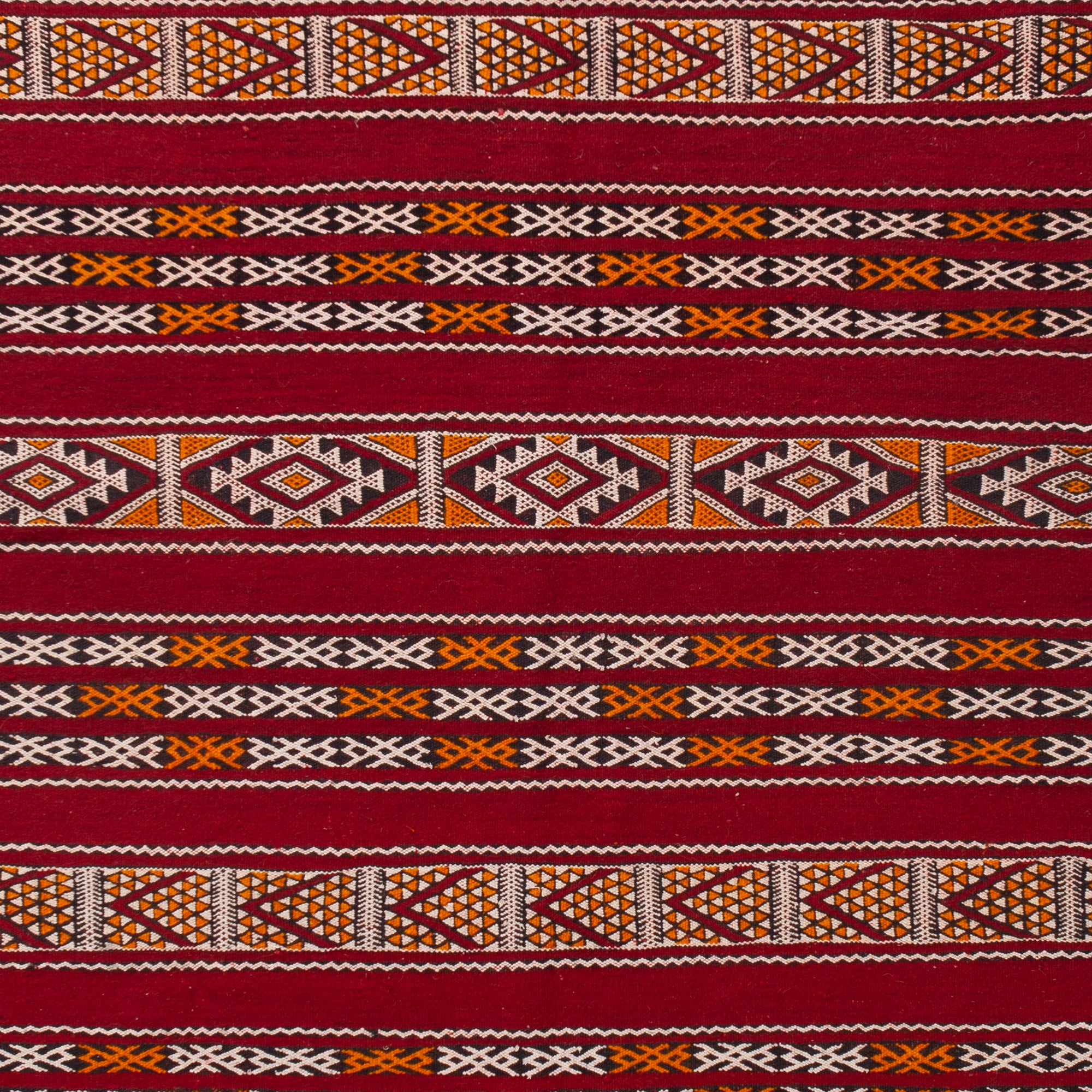 4'3" x 7'7"  Moroccan Zemour Kilim