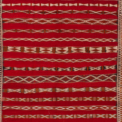 4'11" x 9'4"  Moroccan Zemour Kilim