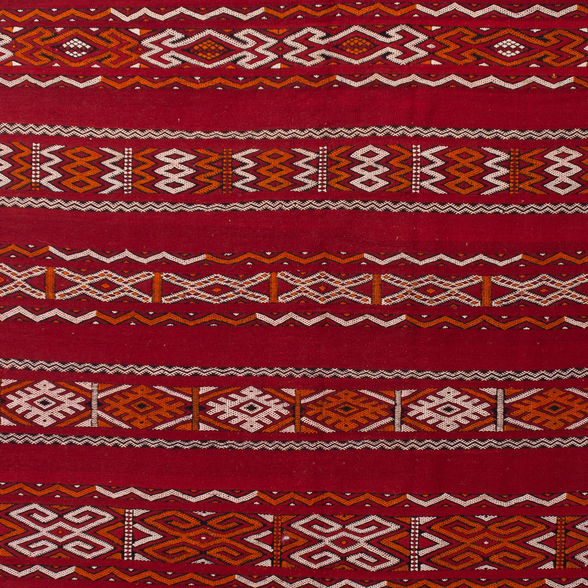 5'5" x 10'6"  Moroccan Zemour Kilim