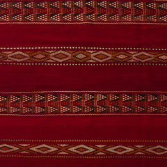 5'3" x 9'3"  Moroccan Zemour Kilim