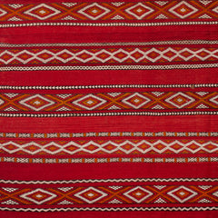 5'1" x 9'5" Moroccan Zemour Kilim