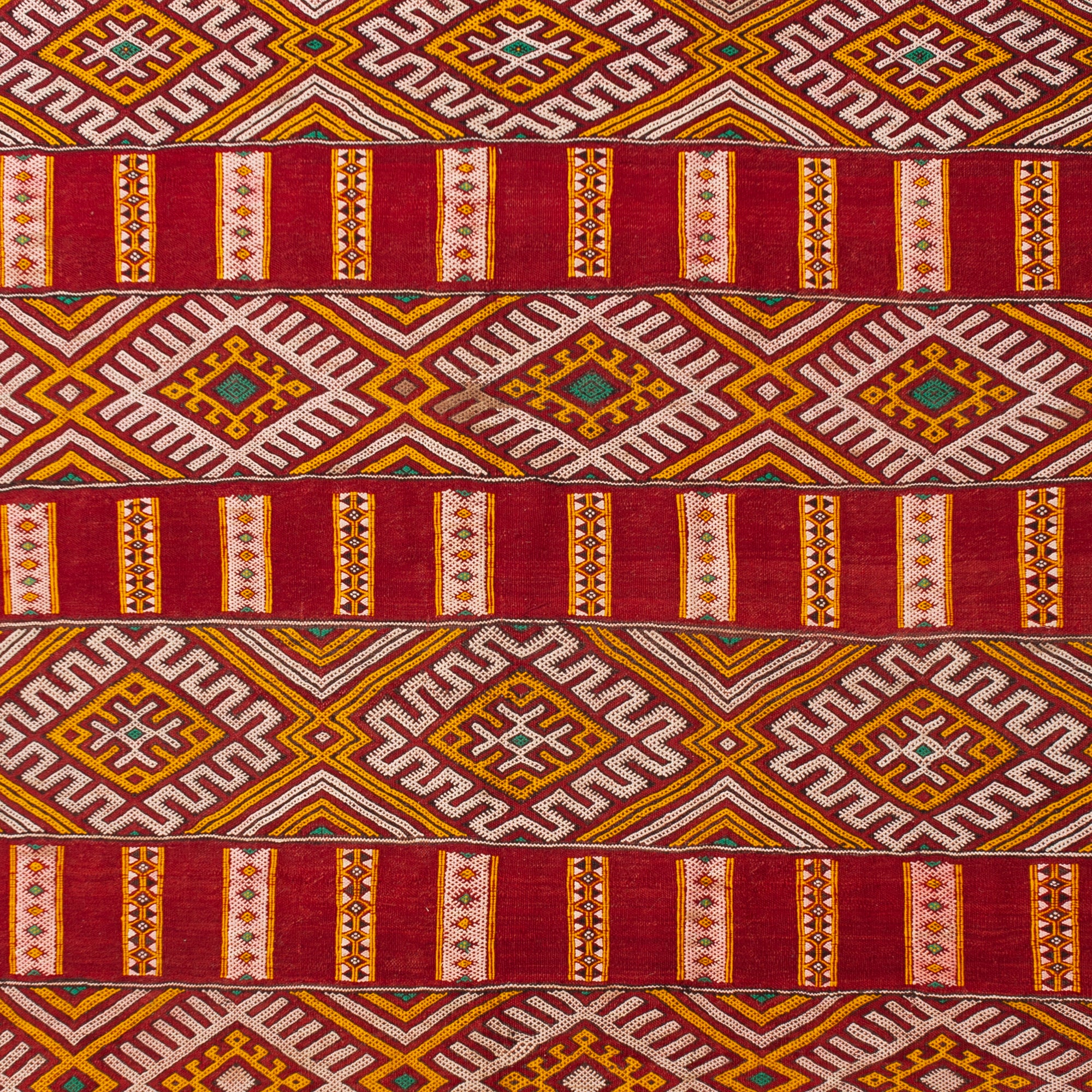 5'10" x 10'2"  Moroccan Zemour Kilim