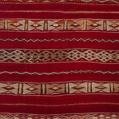 5'4" x 8'3"  Moroccan Zemour Kilim