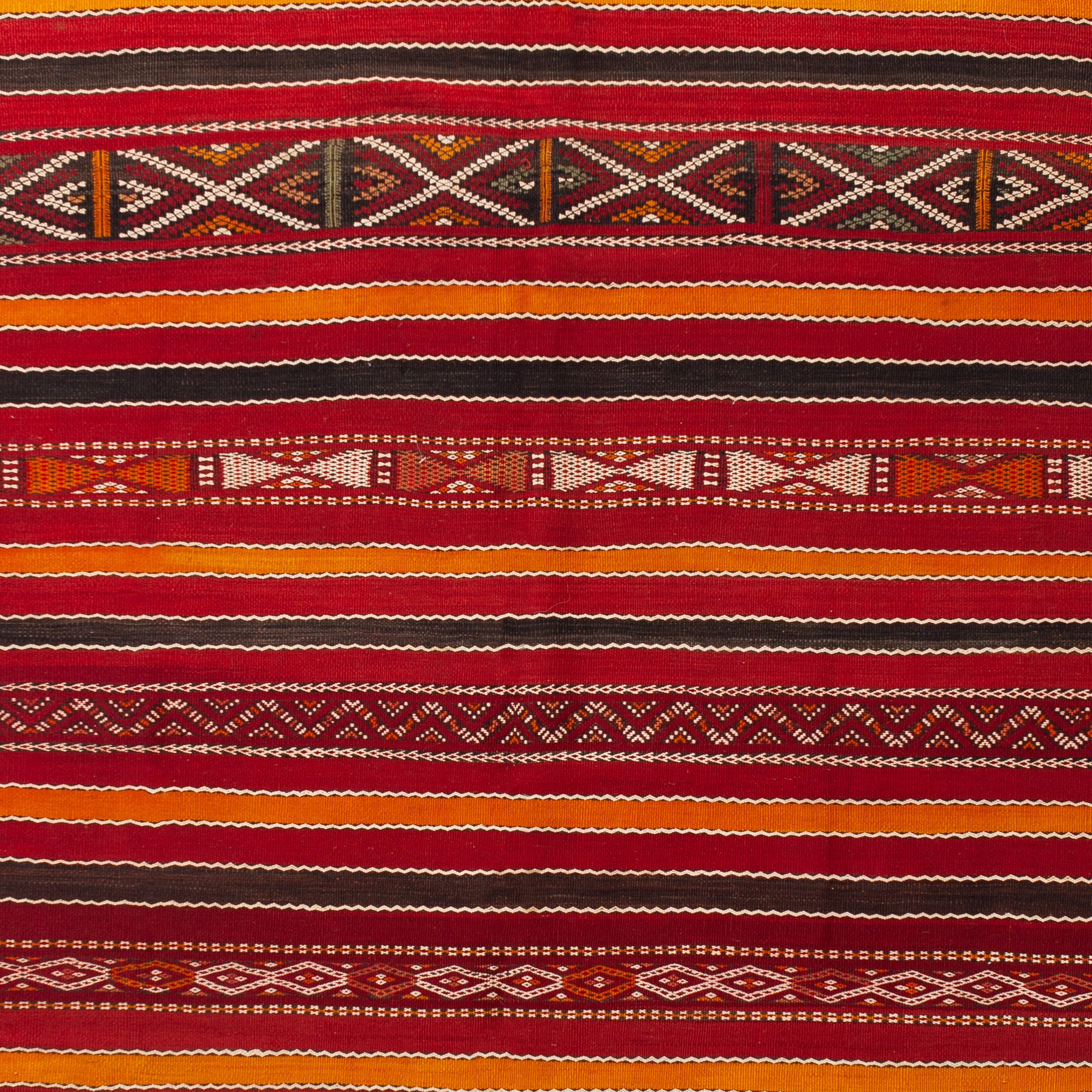 5'4" x 10'2" Moroccan Zemour Kilim