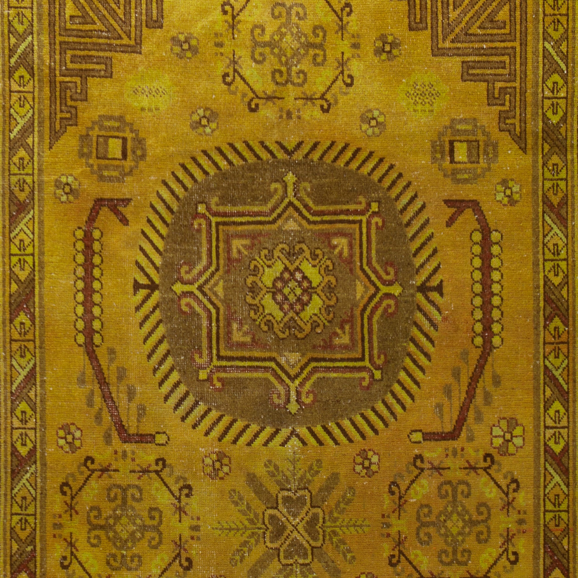 4'11" x 8'11" Vintage Over Dyed Khotan