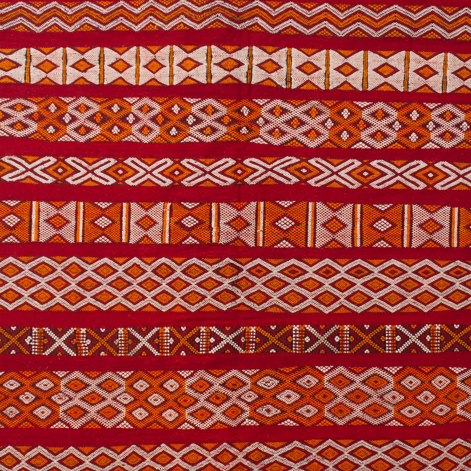 5'3" x 10'  Moroccan Zemour Kilim