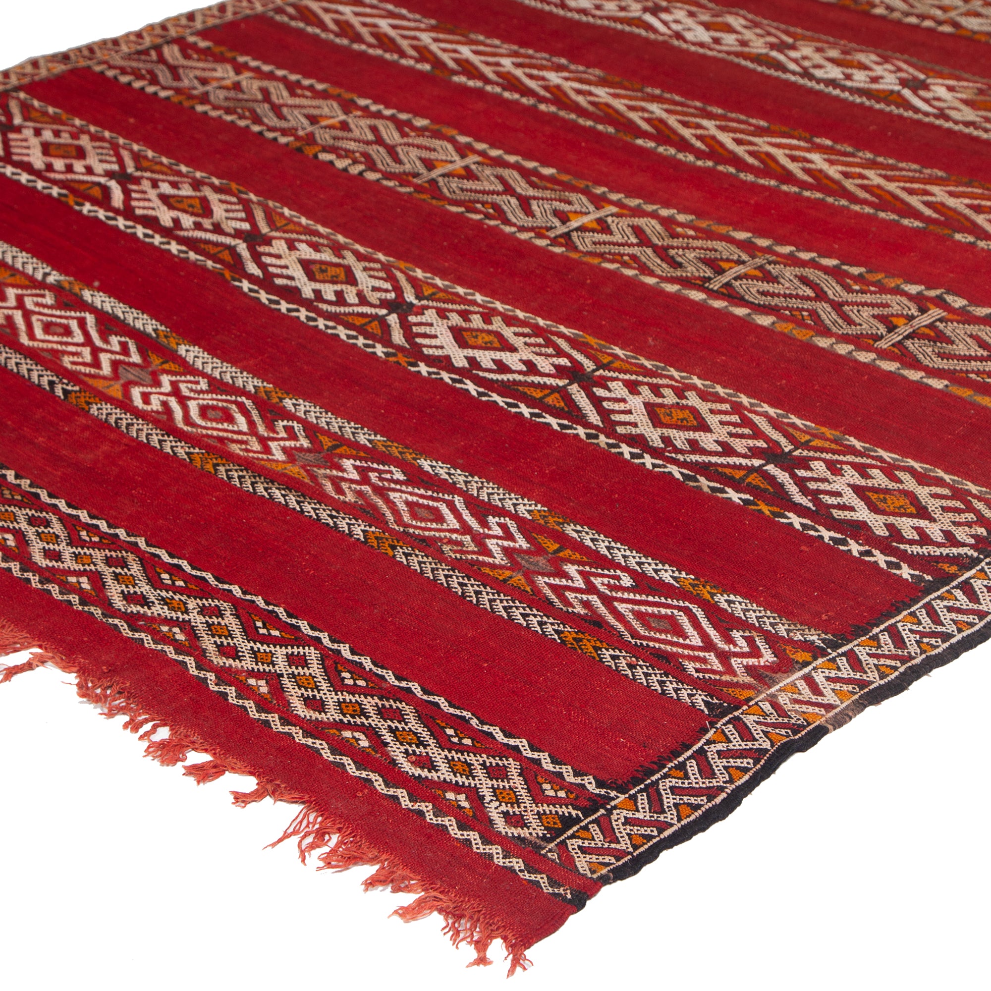 5'7" x 9'1"  Moroccan Zemour Kilim