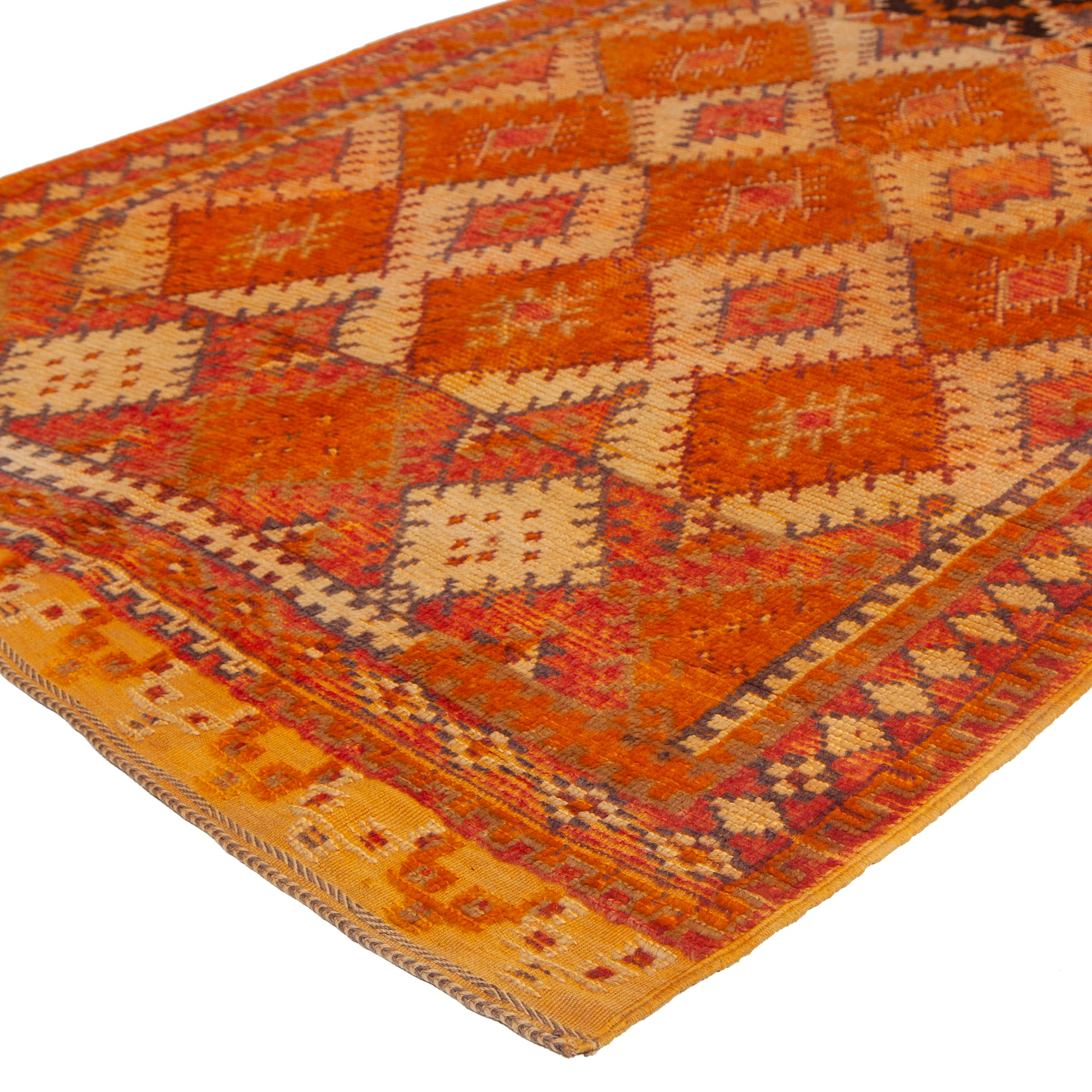 4'10" x 12'  Vintage Moroccan