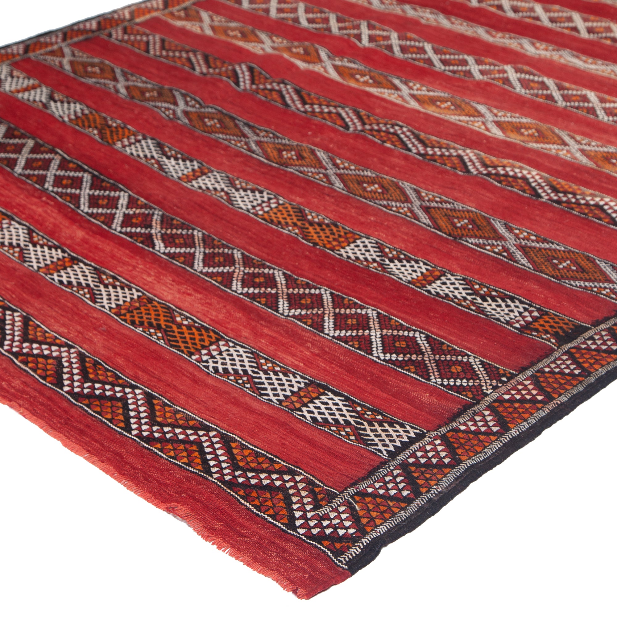 5'4" x 8'3"  Moroccan Zemour Kilim