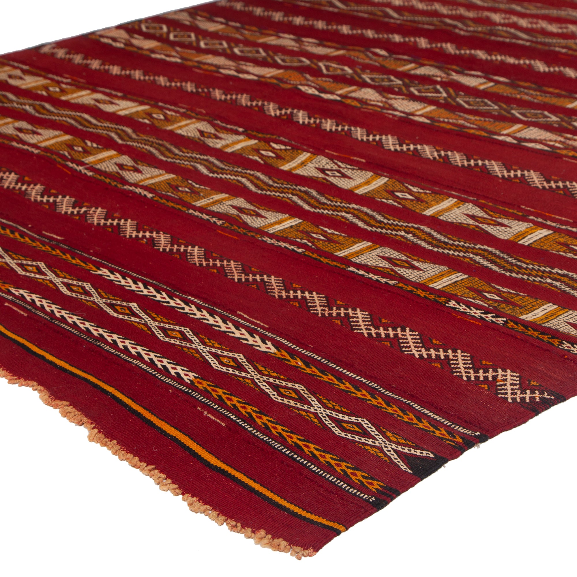 5'10" x 9'10"  Moroccan Zemour Kilim