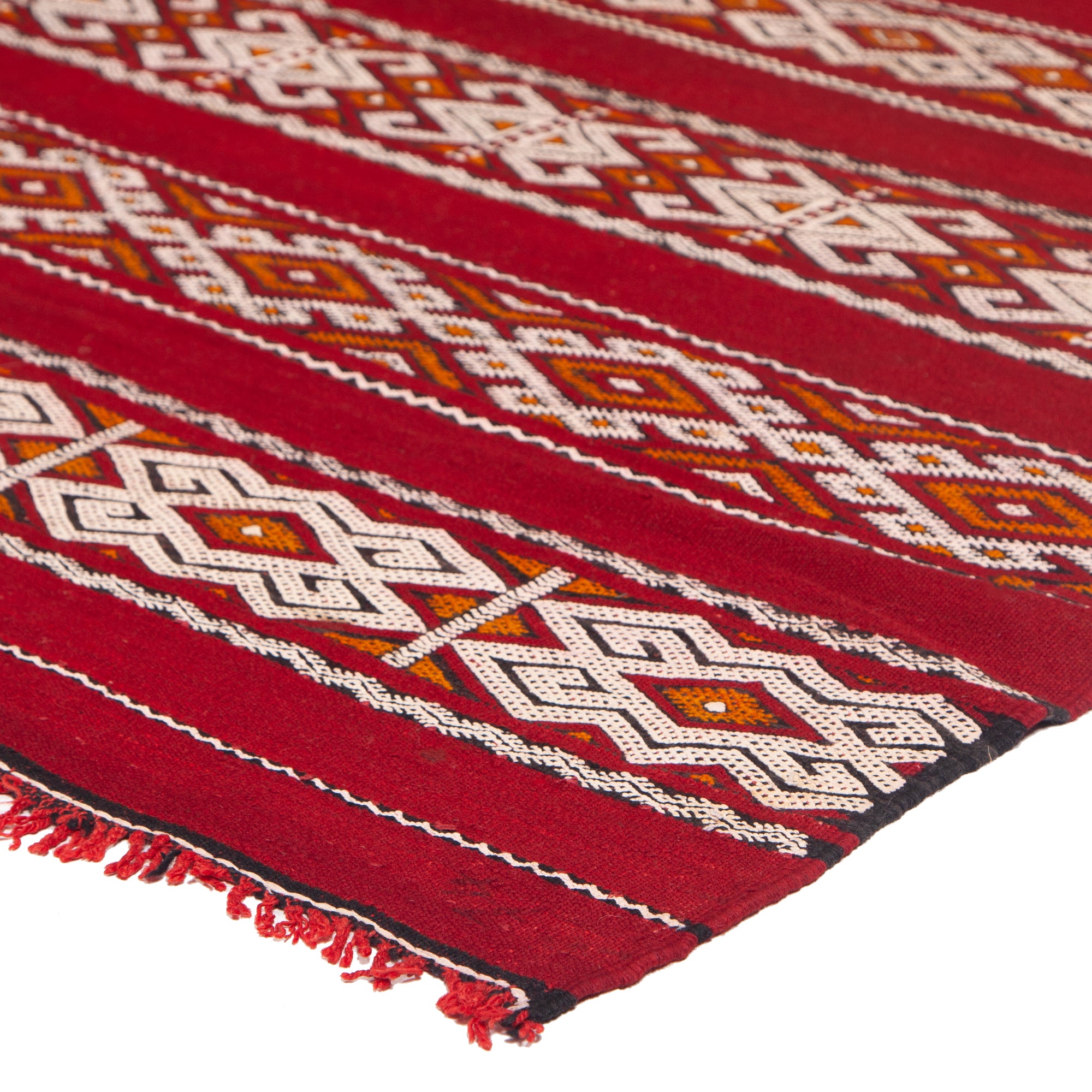 5'4" x 10'3"  Moroccan Zemour Kilim