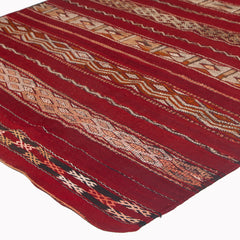 5'4" x 8'3"  Moroccan Zemour Kilim