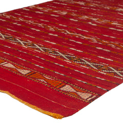 5'5" x 9'  Moroccan Zemour Kilim