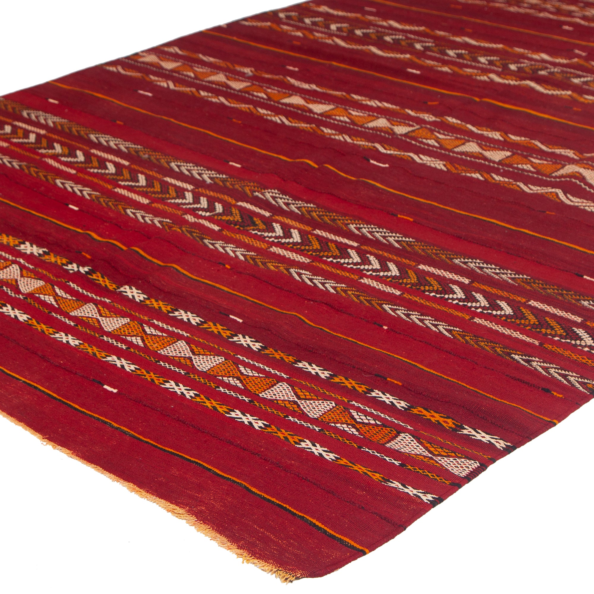 5'6" x 9'  Moroccan Zemour Kilim