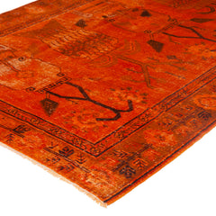 5'6" x 8'11" Vintage Over Dyed Khotan