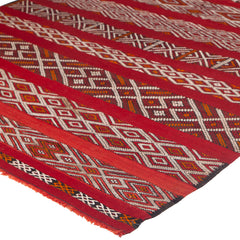 5'6" x 8'8"  Moroccan Zemour Kilim