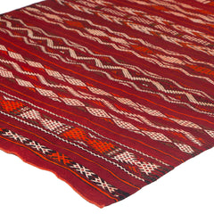 5'4" x 8'10"  Moroccan Zemour Kilim