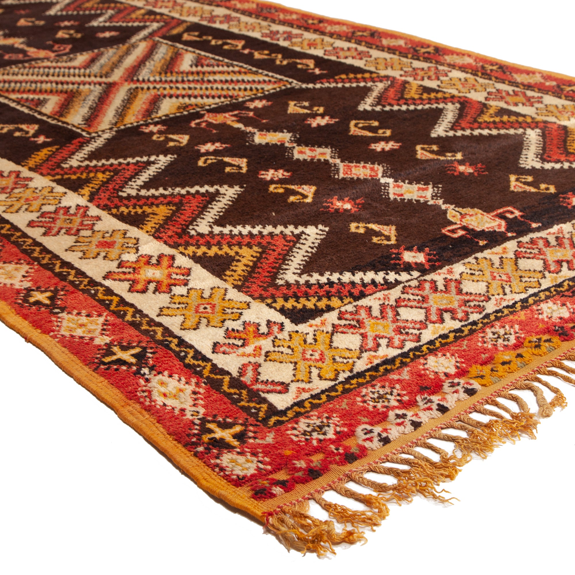 4'5" x 9'1"  Vintage Moroccan