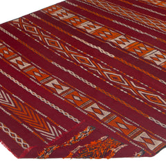 6'1" x 10'2"  Moroccan Zemour Kilim