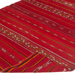 5'1" x 9'5"  Moroccan Zemour Kilim