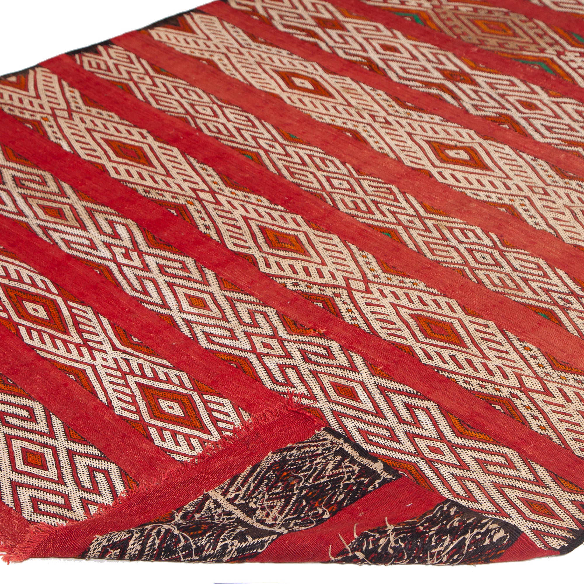 4'11" x 10'  Moroccan Zemour Kilim