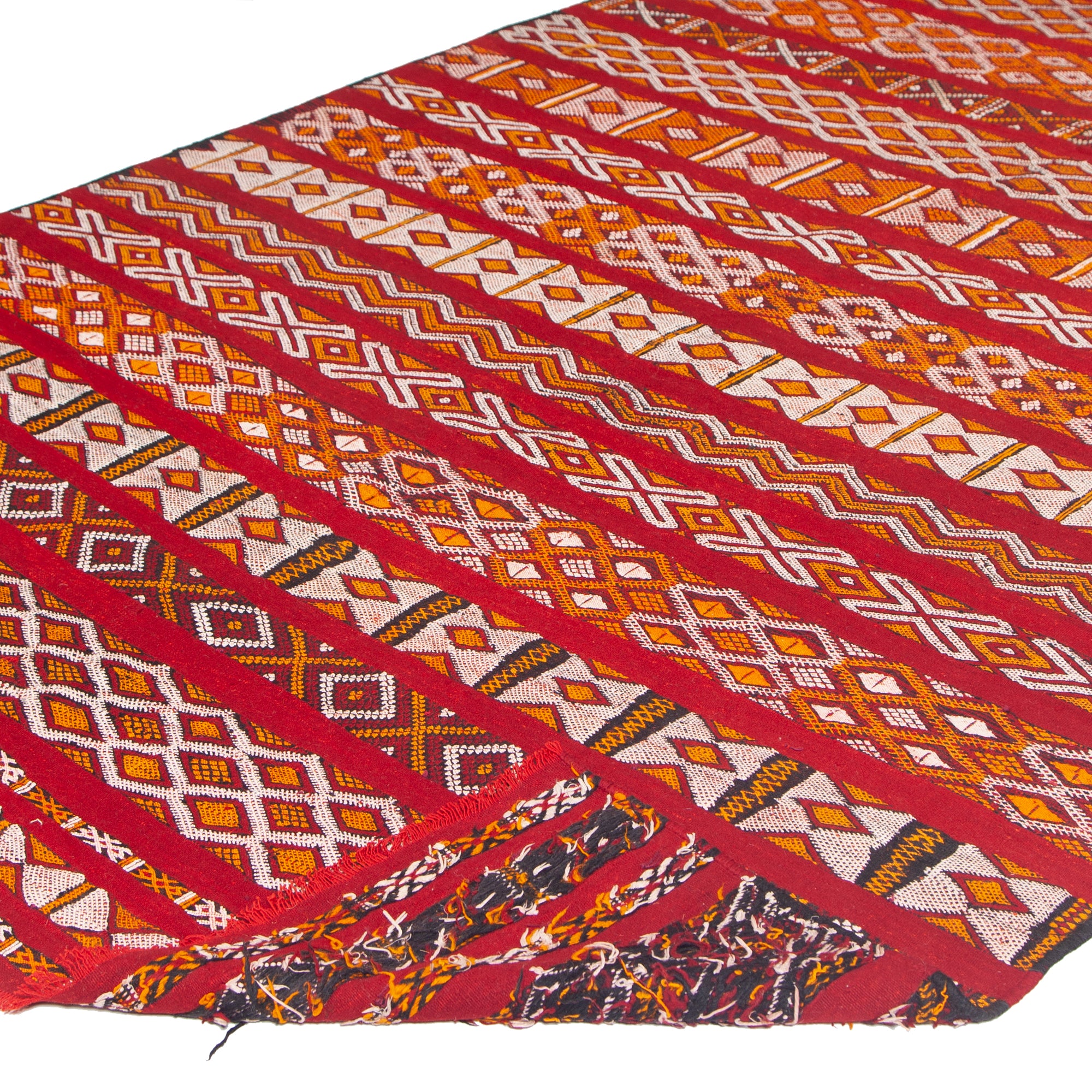 5'3" x 10'  Moroccan Zemour Kilim