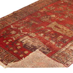 4'4" x 10'3" Vintage Khotan