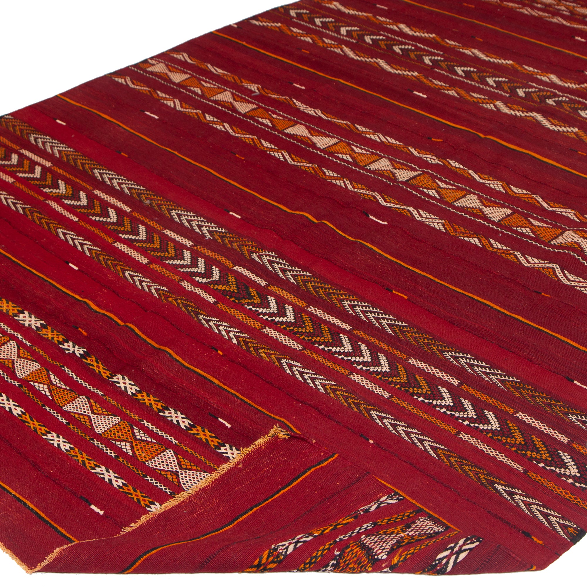 5'6" x 9'  Moroccan Zemour Kilim