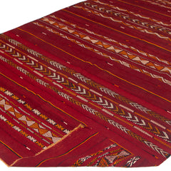 5'6" x 9'  Moroccan Zemour Kilim