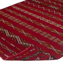 5'6" x 8'7"  Moroccan Zemour Kilim